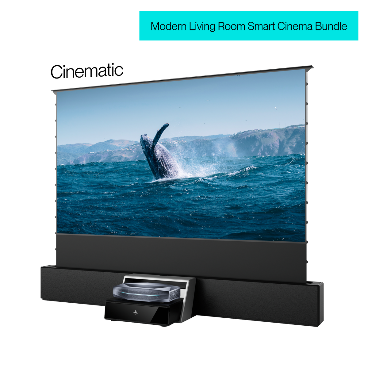 Aetherion Max Modern Living Room Smart Cinema Bundle