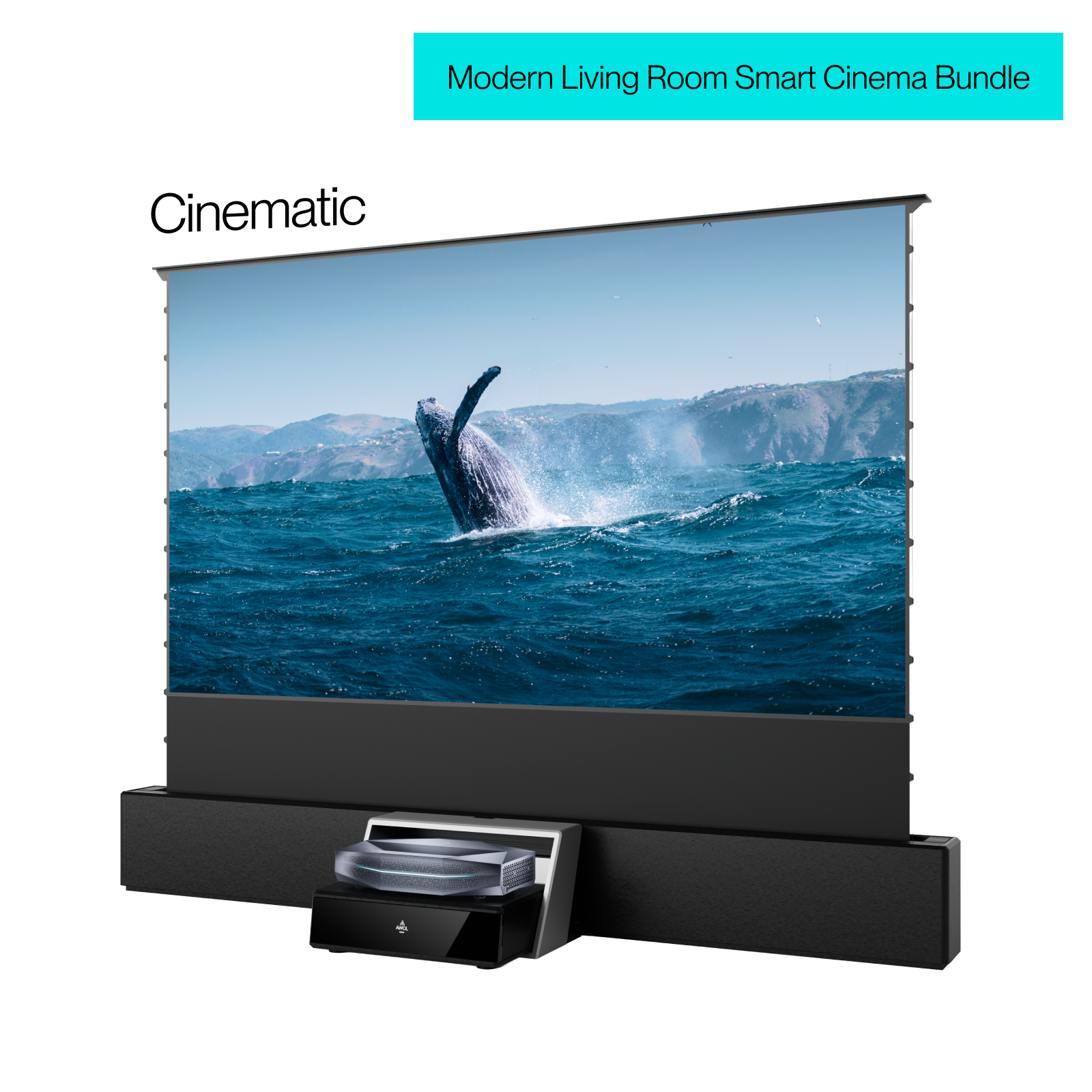 Aetherion Max Modern Living Room Smart Cinema Bundle