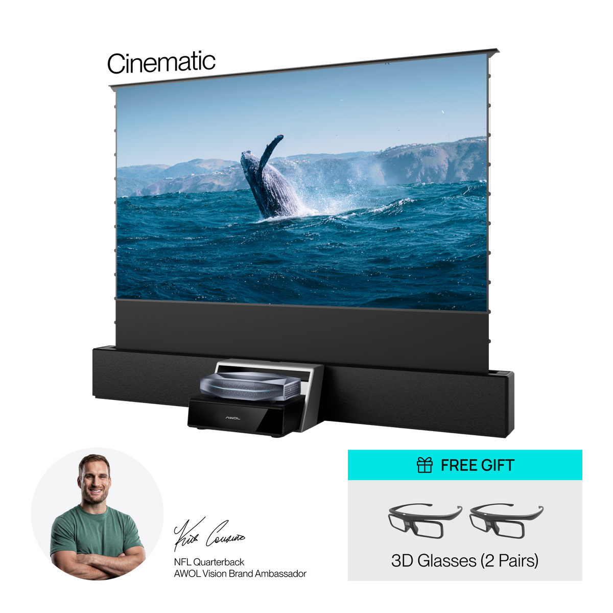 Aetherion Max Modern Living Room Smart Cinema Bundle