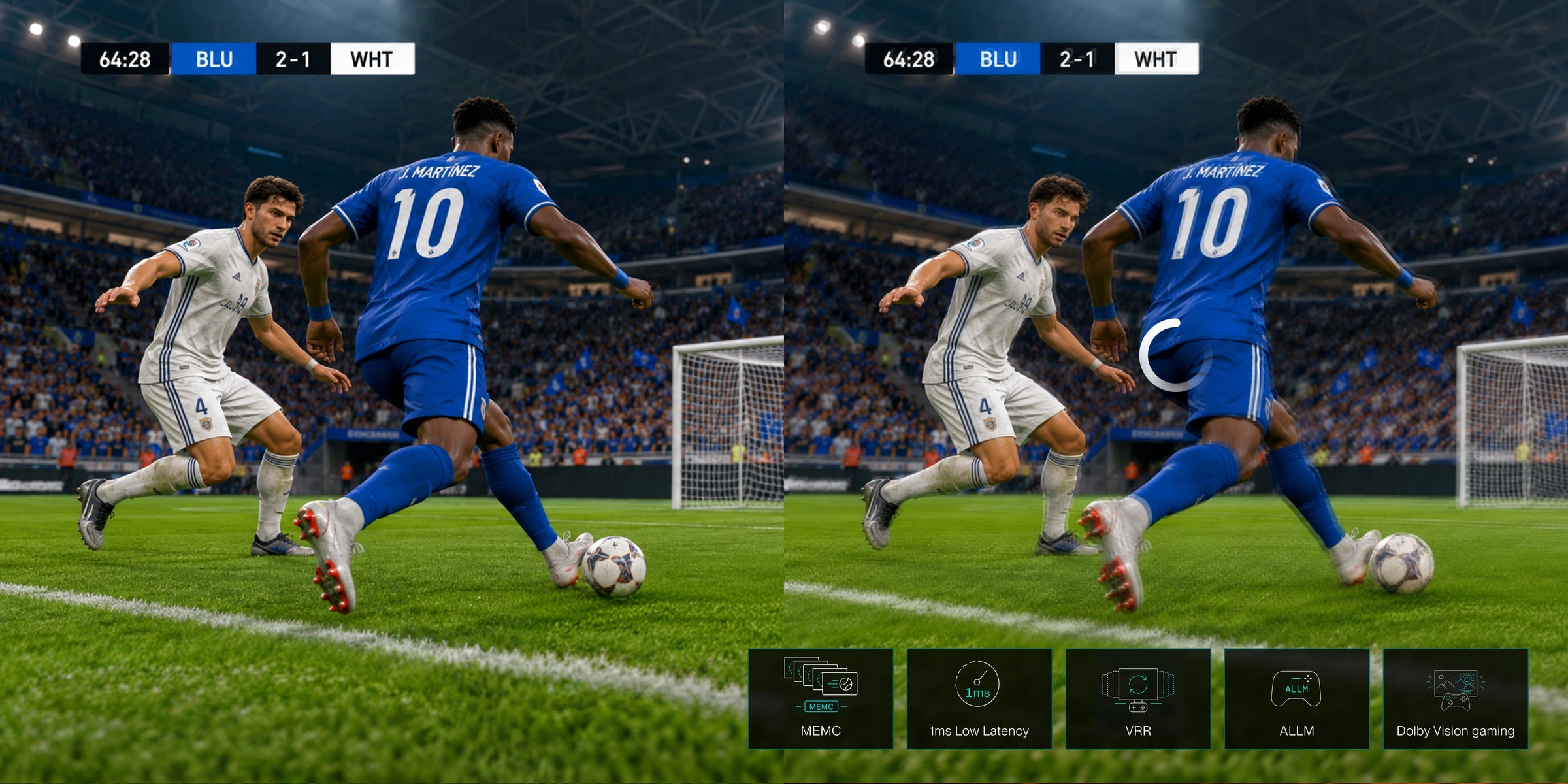 Smooth Action for Sports and Gaming