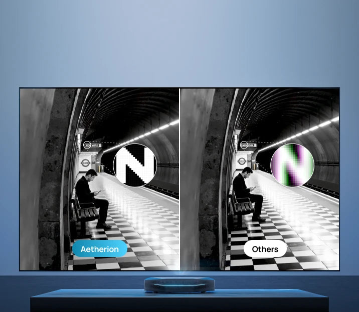 Pixel-level Clarity on 200''