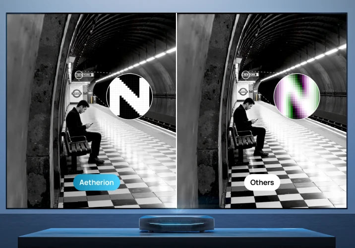 Pixel-level Clarity on 200''