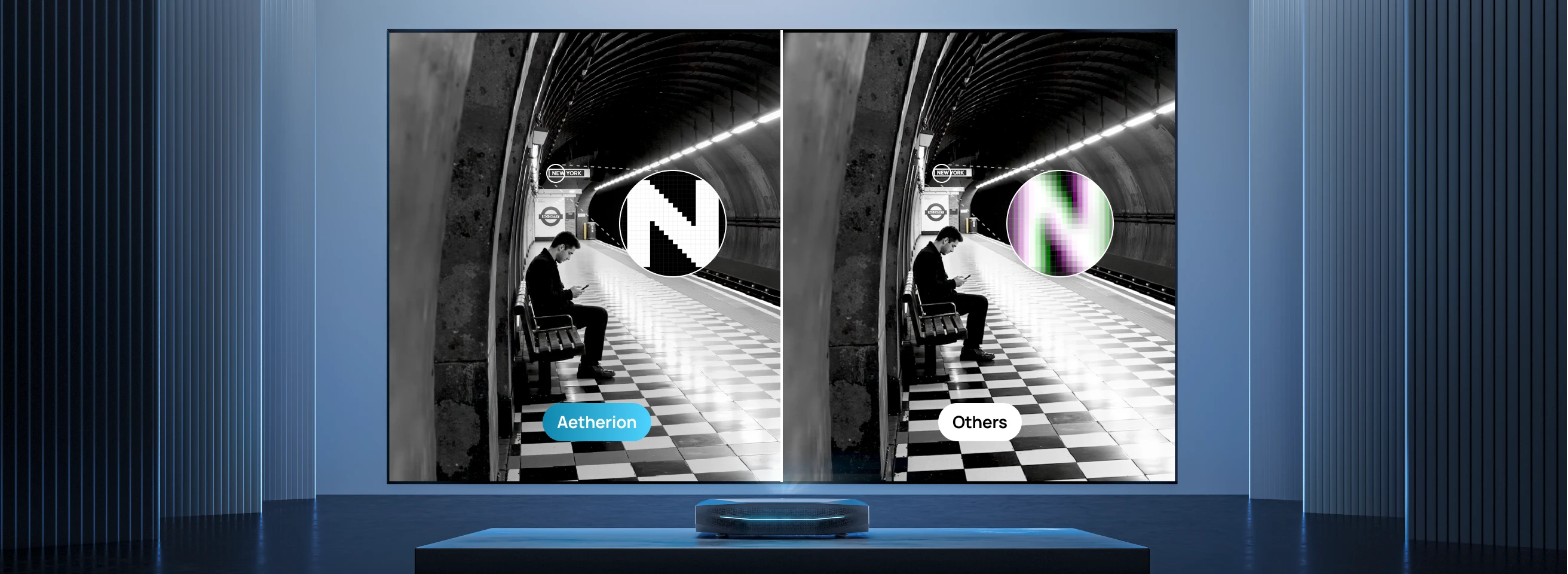 Pixel-level Clarity on 200''