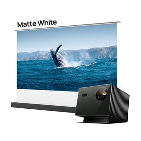 Long-Throw Projector AWOL Valerion Pro 2 + AWOL Floor Rising Matte White Screen Bundle
